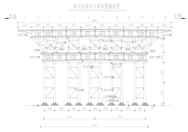 支架立面图